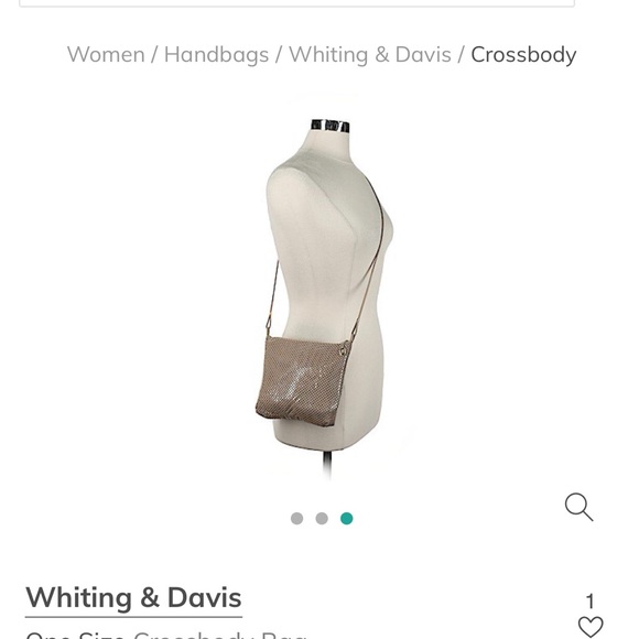 Whiting & Davis Handbags - Whiting & Davis Beautiful Crossbody Purse